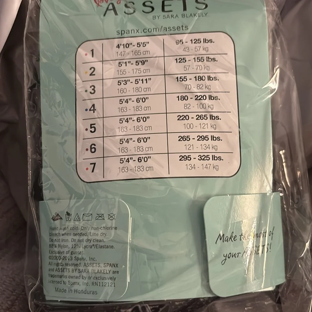 SPANX -Assest tights size 4